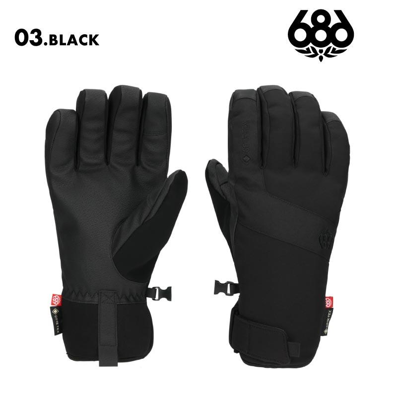 686（シックスエイトシックス） メンズ GORE-TEX 5指グローブ スマホ