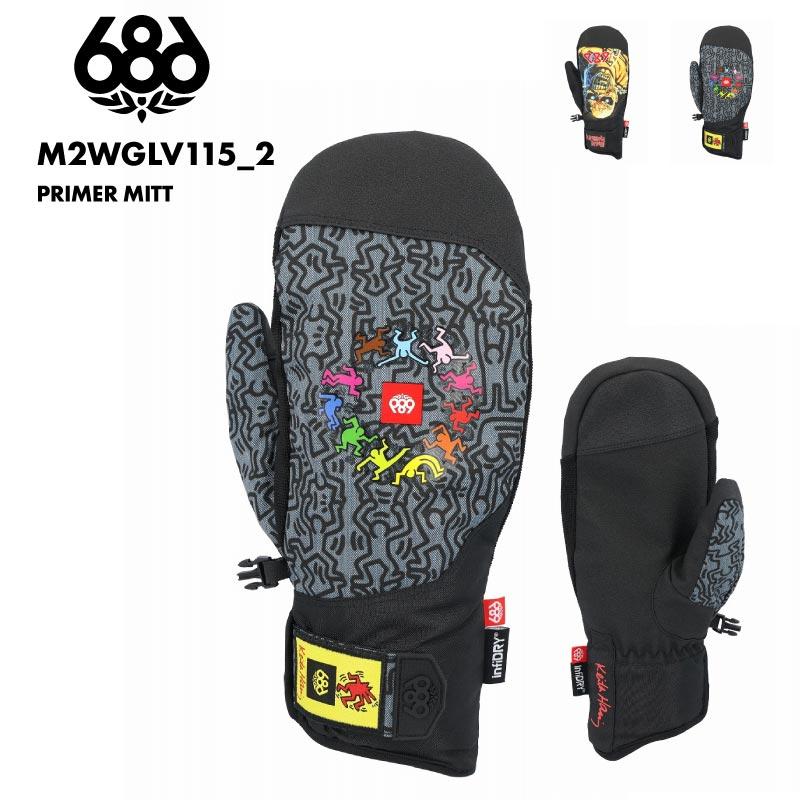 686/シックスエイトシックス メンズ スノー ミトングローブ スマホ対応