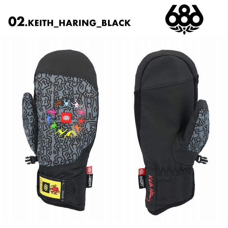 686/シックスエイトシックス メンズ スノー ミトングローブ スマホ対応