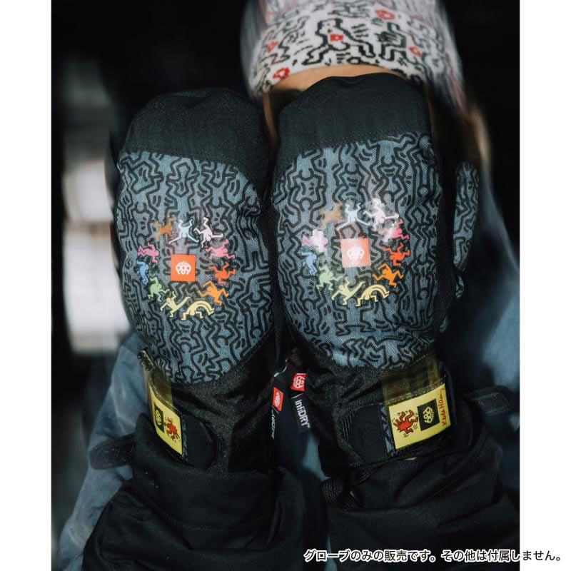 686/シックスエイトシックス メンズ スノー ミトングローブ スマホ対応