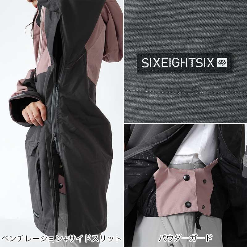 686/シックスエイトシックス レディース スノーウェア アノラック 