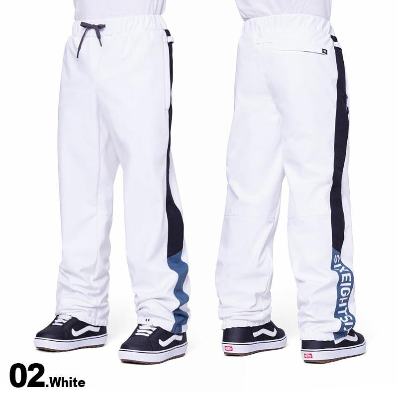 新品/スノーボード ウェア / パンツ / スノボー/メンズ/白/Mサイズ 686（シックスエイトシックス） メンズ スノーボードウェア パンツ