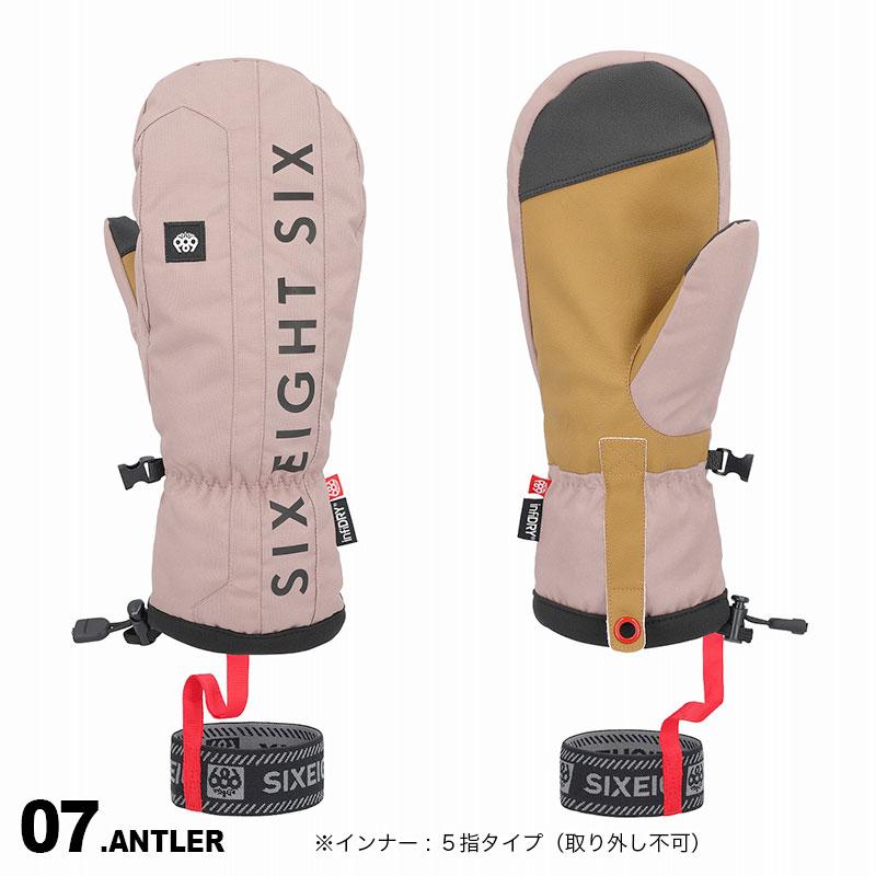 686（シックスエイトシックス） メンズ スノーボード ミトングローブ