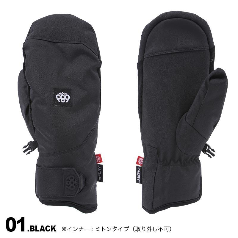 686（シックスエイトシックス） メンズ スノーミトングローブ