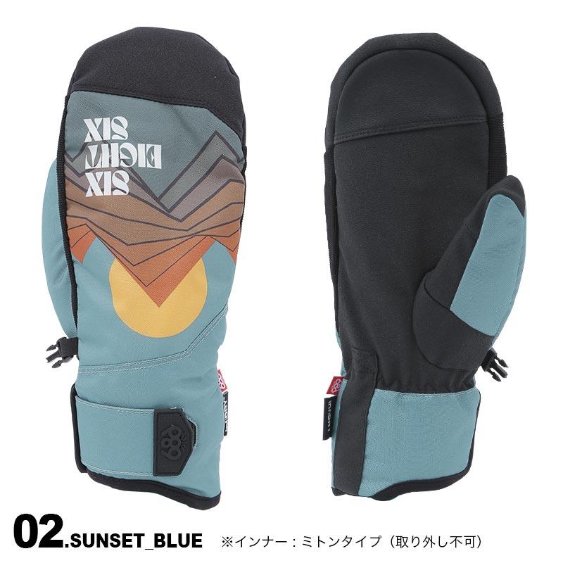 手袋 686（シックスエイトシックス） メンズ スノーミトングローブ