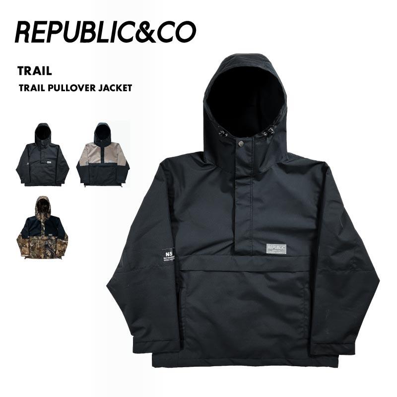 スノーボード REPUBLIC & CO TRAIL PULLOVER jacket Republic & Co/リパブリック メンズ スノージャケット TRAIL PULLOVER