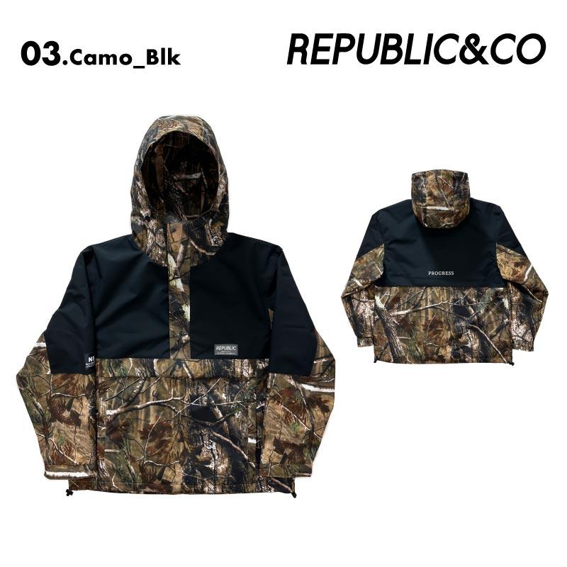 Republic & Co/リパブリック メンズ スノージャケット TRAIL PULLOVER