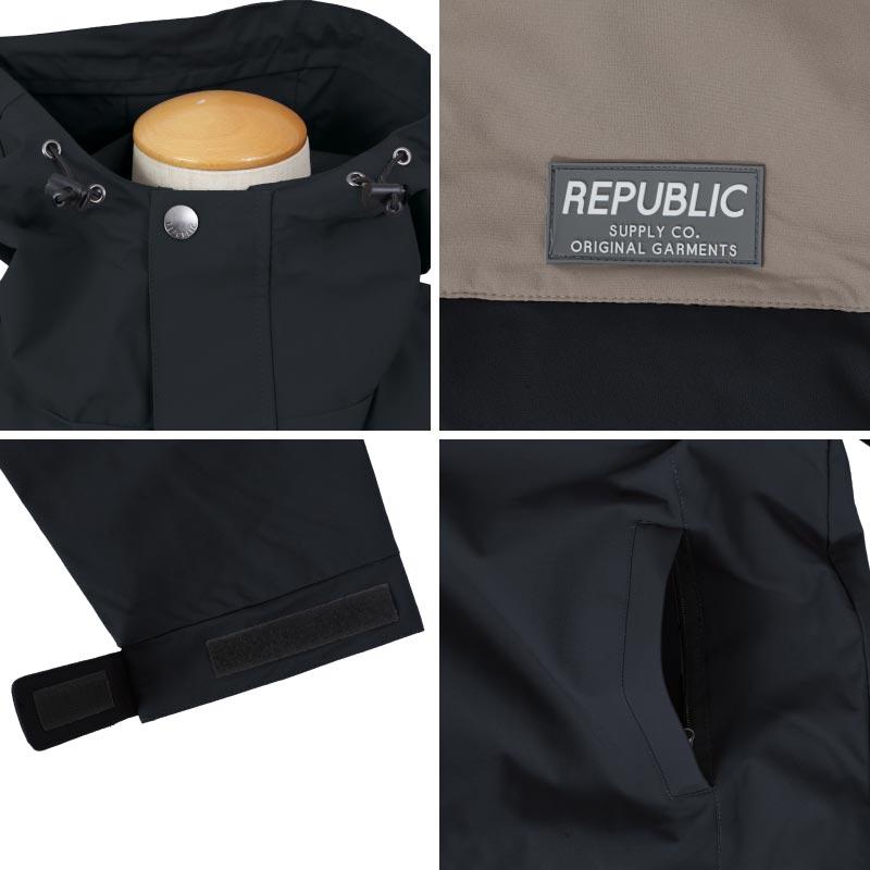 Republic & Co/リパブリック メンズ スノージャケット TRAIL PULLOVER