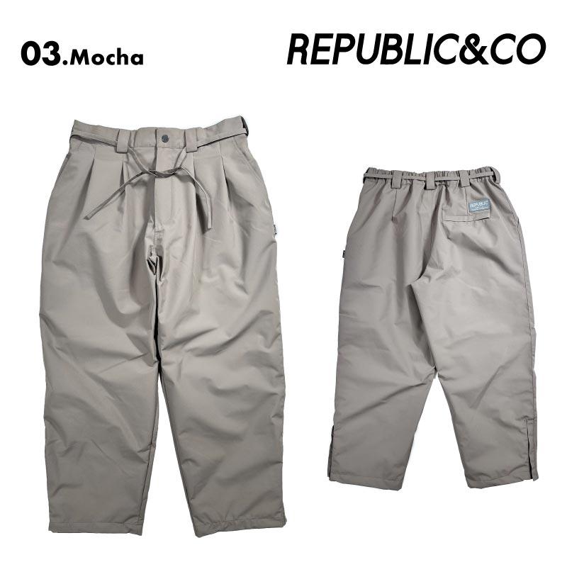 Republic & Co/リパブリック メンズ スノーパンツ ベンチレーション