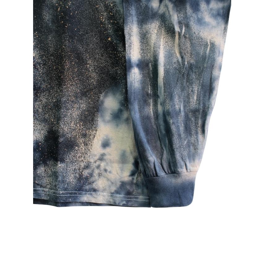 BAL bal LOGO TIE DYE LS TEE by YUKIDYE GRAY/BEIGE / バル