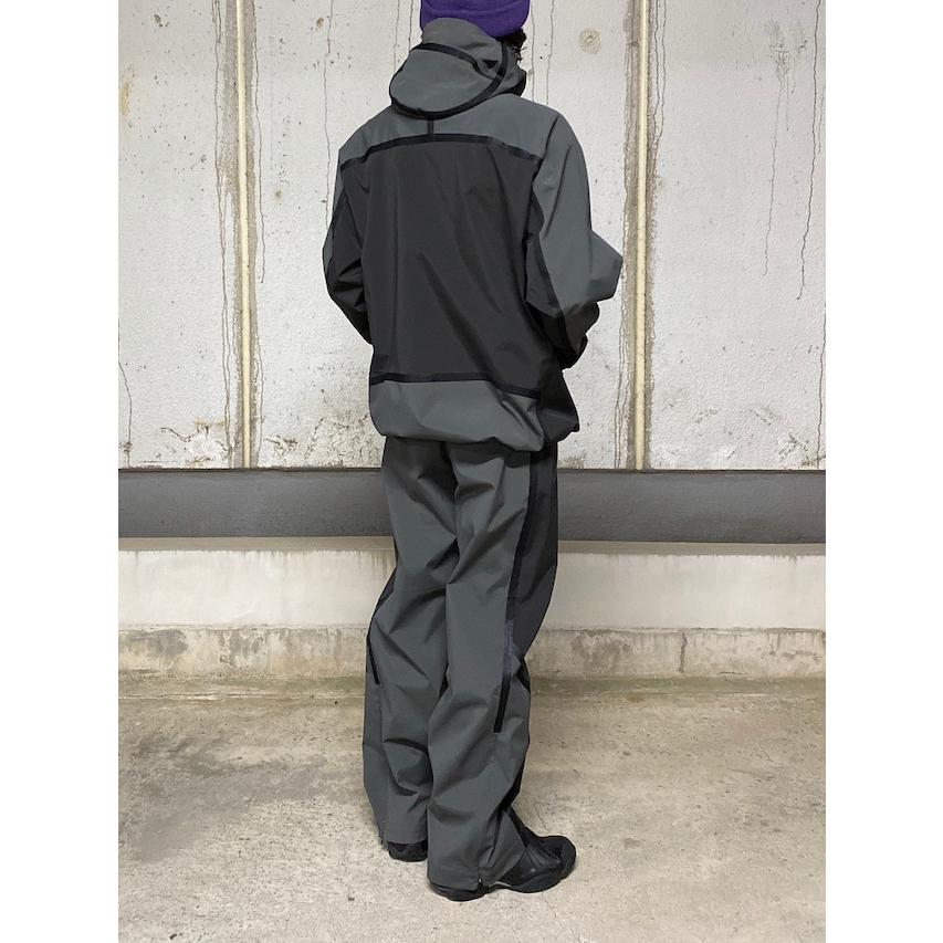 BAL bal WATER PROOF POLYESTER SIDE ZIP GUIDE PANT BLACK BAL bal WATER PROOF POLYESTER SIDE ZIP GUIDE PANT BLACK
