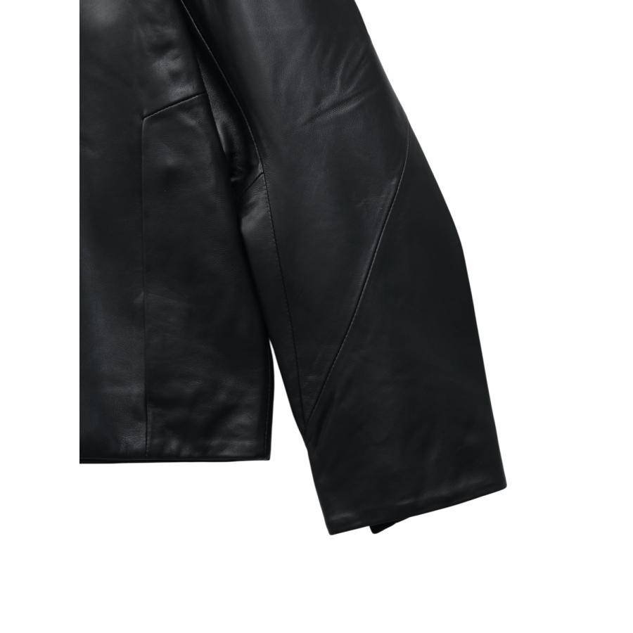 BAL bal TECH LEATHER ZIP JACKET BLACK / 2025AW original バル