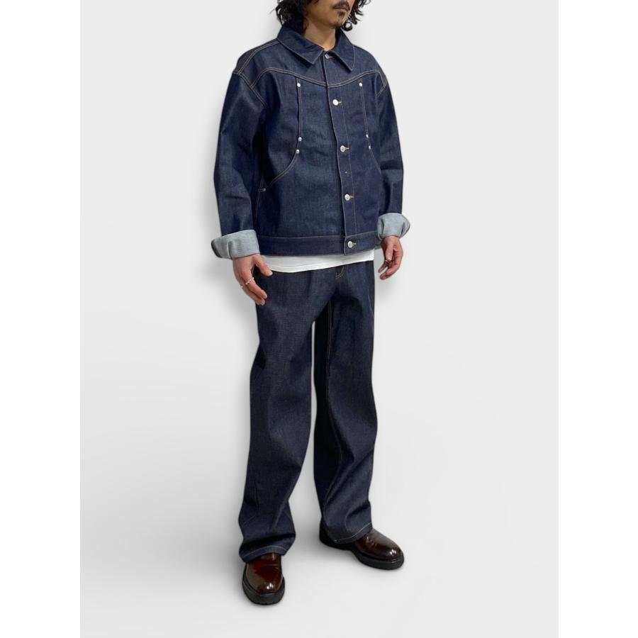 bal CURB POCKET DENIM JACKET RIGID INDIGO / 2026SS bal original バル デニムジャケット リジットの画像