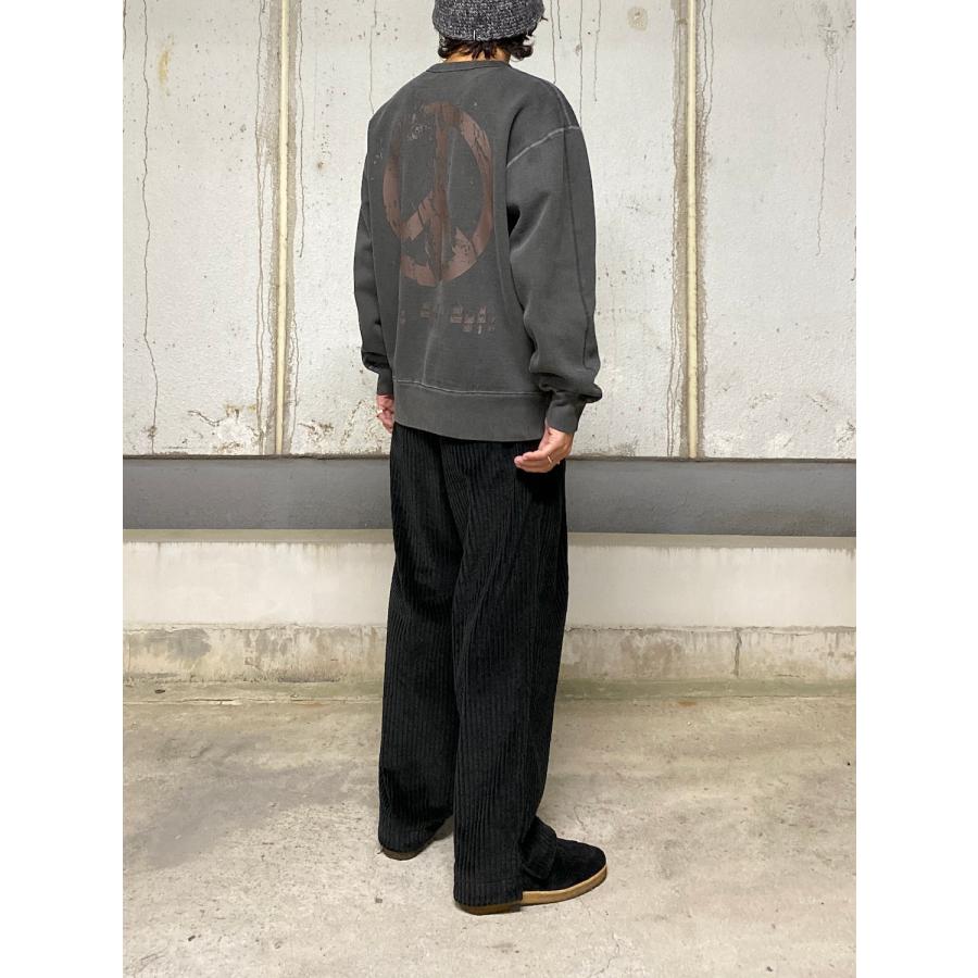 bal（バル） 【SALE50%OFF】bal world (CREW SWEAT) BLACK / 2025AW 