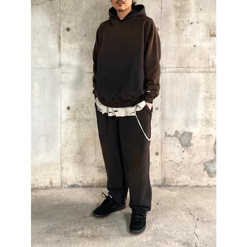 bal × RUSSELL ATHLETIC HIGH COTTON DISTRESSED SWEATPANT BLACK｜octavia-wkym｜07