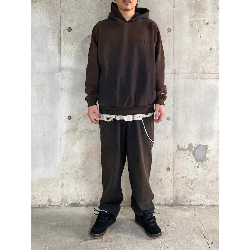 bal × RUSSELL ATHLETIC HIGH COTTON DISTRESSED SWEATPANT BLACK｜octavia-wkym｜08