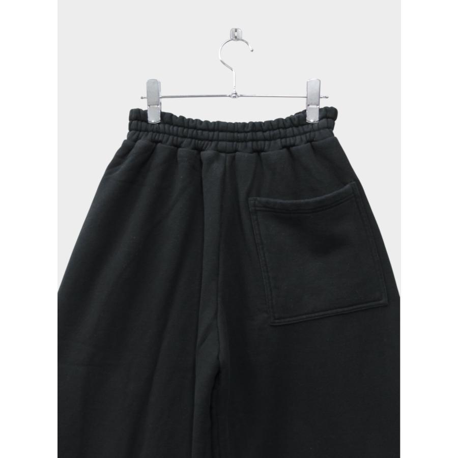 JieDa（ジエダ） JIEDA 3/4 DOUBLE KNEE SWEAT PANTS BLACK / 2026SS