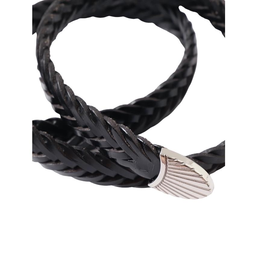JieDa ジエダ ウエスタン ベルト 黒 牛革 belt ウエスタンベルト　革 JieDa WESTERN BELT BLACK / 2025AW ジエダ ウェスタンベルト