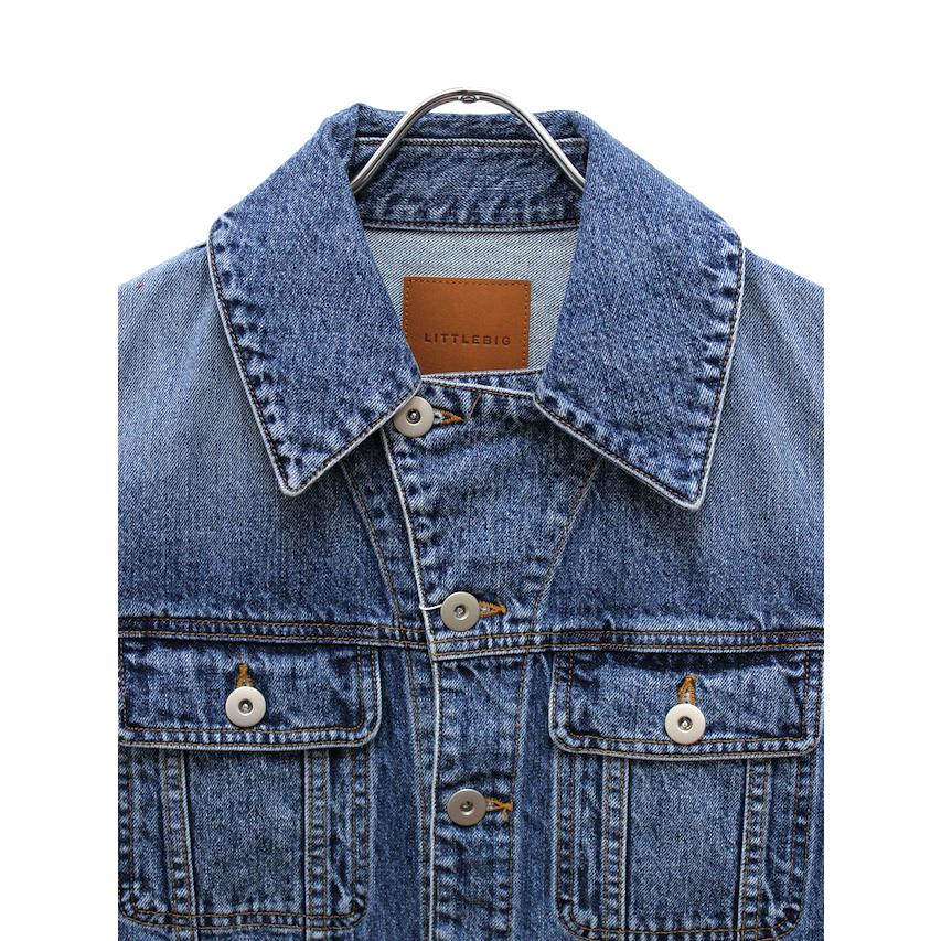 格安SALEスタート LITTLEBIG DENIM BLOUSON (BIO BLEACH) INDIGO
