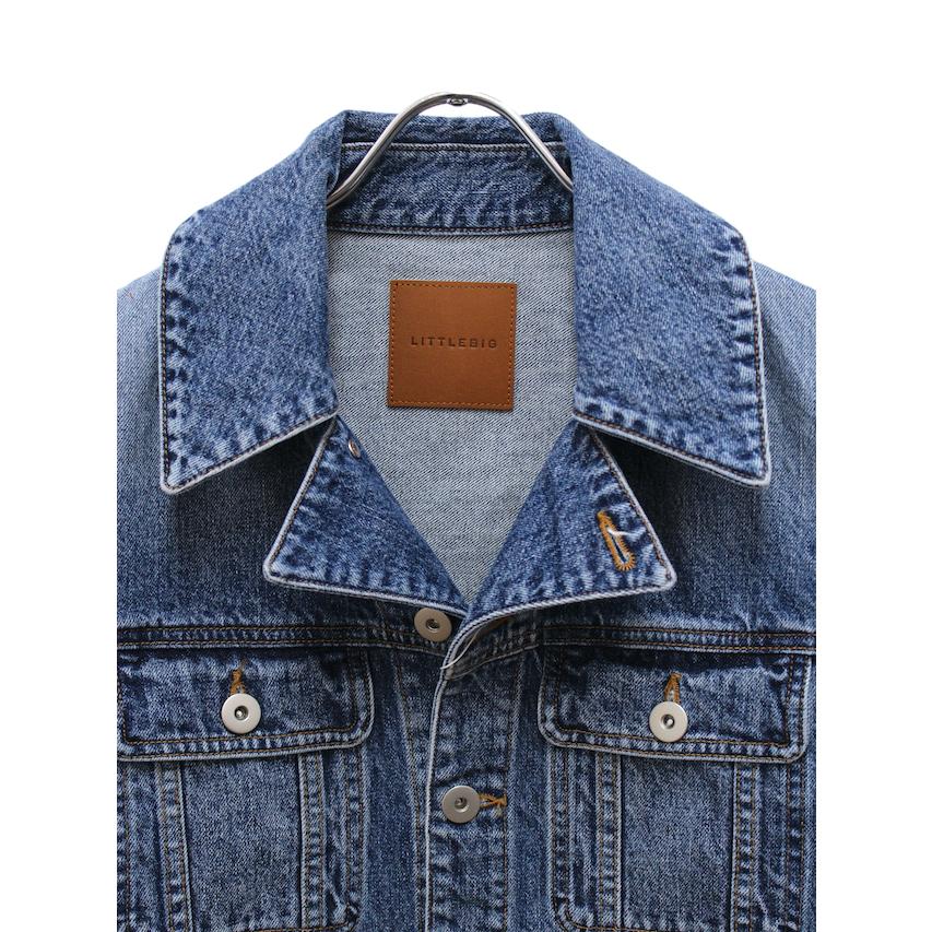 格安SALEスタート LITTLEBIG DENIM BLOUSON (BIO BLEACH) INDIGO