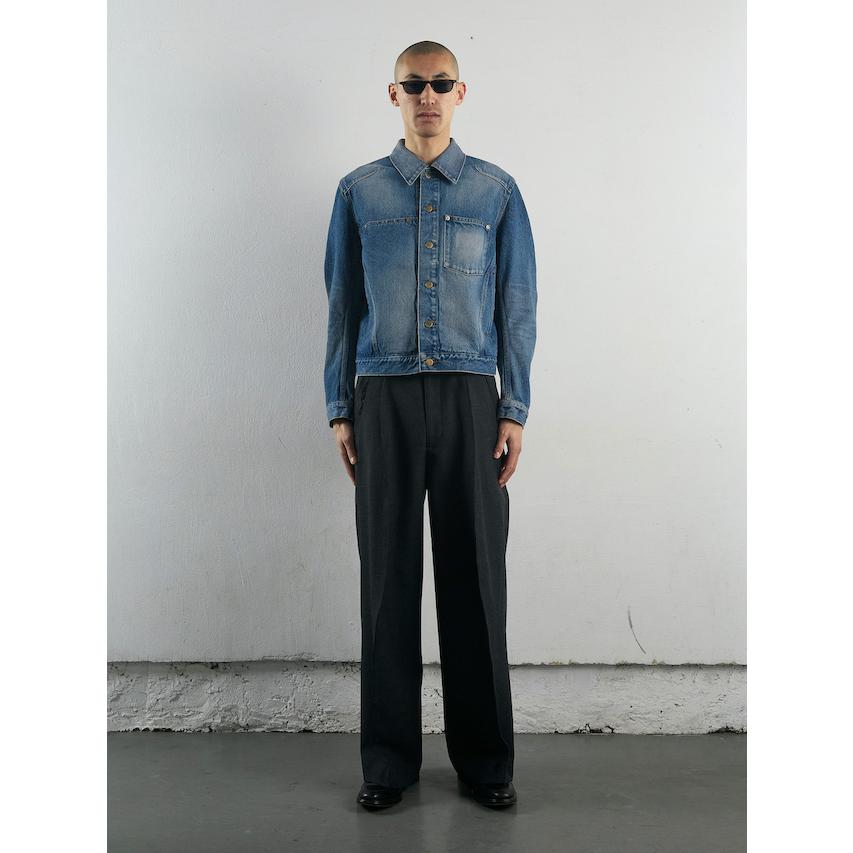 NVRFRGT SALE 40%OFF DENIM 3D TRUCKER JACKET VINTAGE FADED NVRFRGT SALE 40%OFF DENIM 3D TRUCKER JACKET VINTAGE FADED