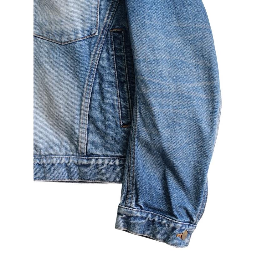 NVRFRGT SALE 40%OFF DENIM 3D TRUCKER JACKET VINTAGE FADED NVRFRGT SALE 40%OFF DENIM 3D TRUCKER JACKET VINTAGE FADED