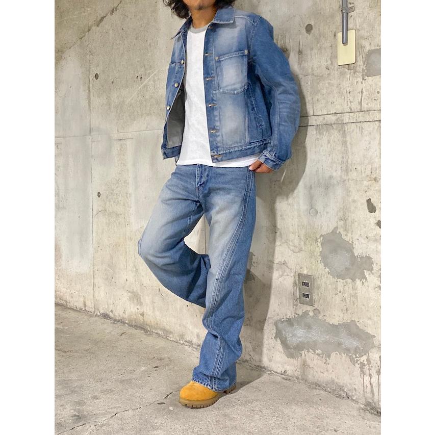 NVRFRGT SALE 40%OFF DENIM 3D TRUCKER JACKET VINTAGE FADED NVRFRGT SALE 40%OFF DENIM 3D TRUCKER JACKET VINTAGE FADED