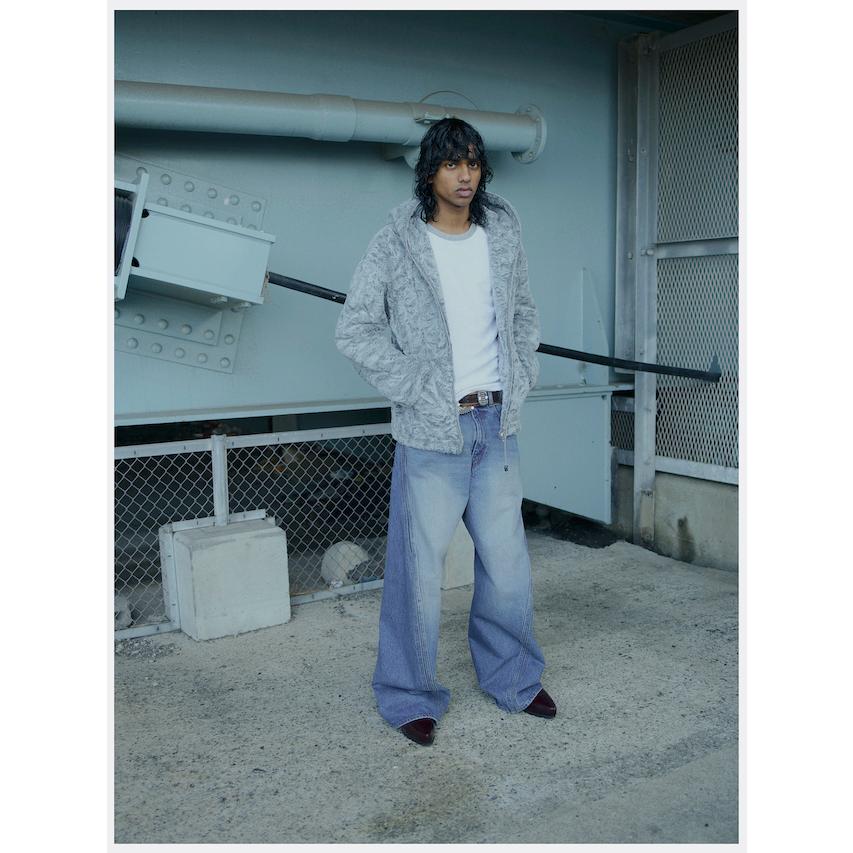NVRFRGT SALE 50%OFF FAUX SHEARLING FULL ZIP UP HOODIE GREY NVRFRGT SALE 50%OFF FAUX SHEARLING FULL ZIP UP HOODIE GREY