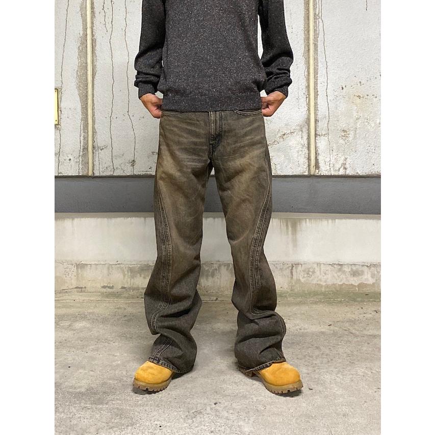 24AW NVRFRGT 3D TWISTED JEANS NF242P03D