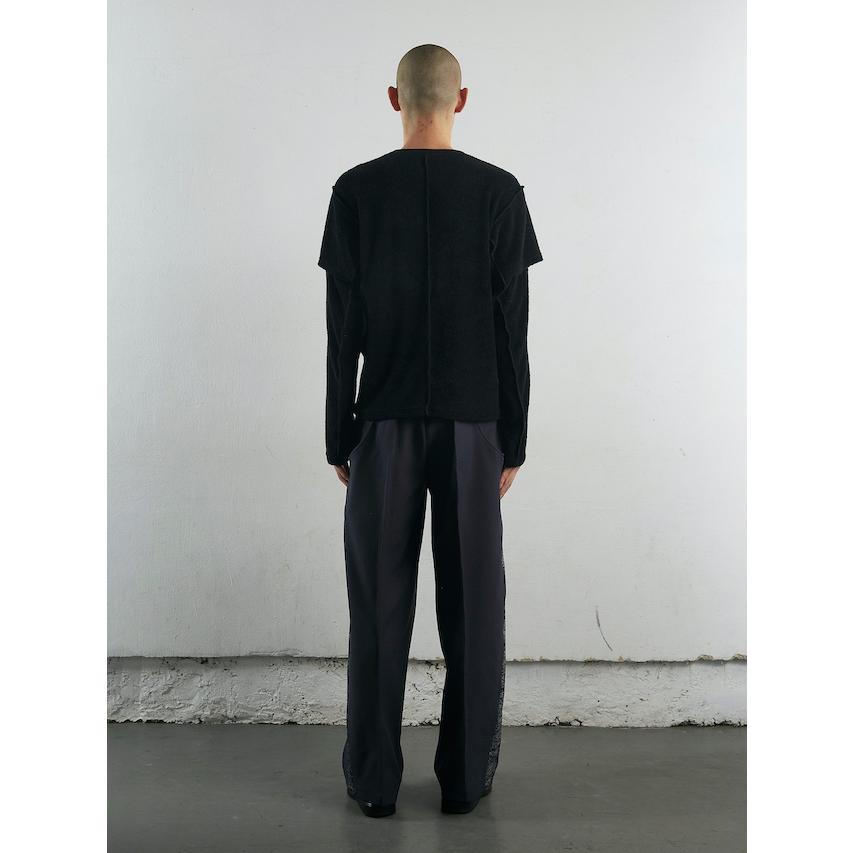 NVRFRGT SALE 50%OFF S-CURVED WIDE LEG UTILITY TRACK PANTS NVRFRGT SALE 50%OFF S-CURVED WIDE LEG UTILITY TRACK PANTS