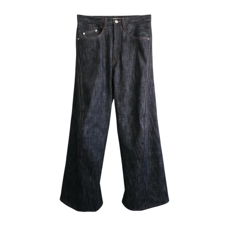 NVRFRGT 3D TWISTED WIDE LEG O別注 size2 NVRFRGT 3D TWISTED WIDE LEG JEANS RAW INDIGO : 2025AW ネバー