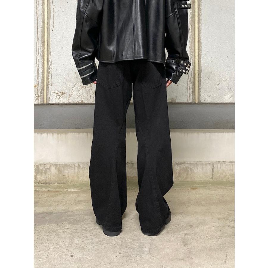 NVRFRGT（ネヴァーフォーゲット） NVRFRGT 3D TWISTED WIDE LEG JEANS