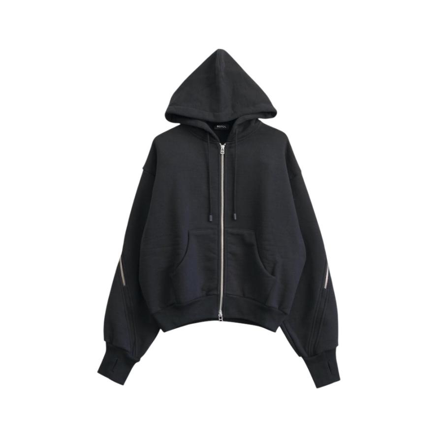ハマさん専用美品ROTOL GITD SWEATSHIRT BLACKサイズ3 ROTOL（ロトル） ROTOL FOAMORA SWEAT ZIP HOODIE BLACK / 2025AW