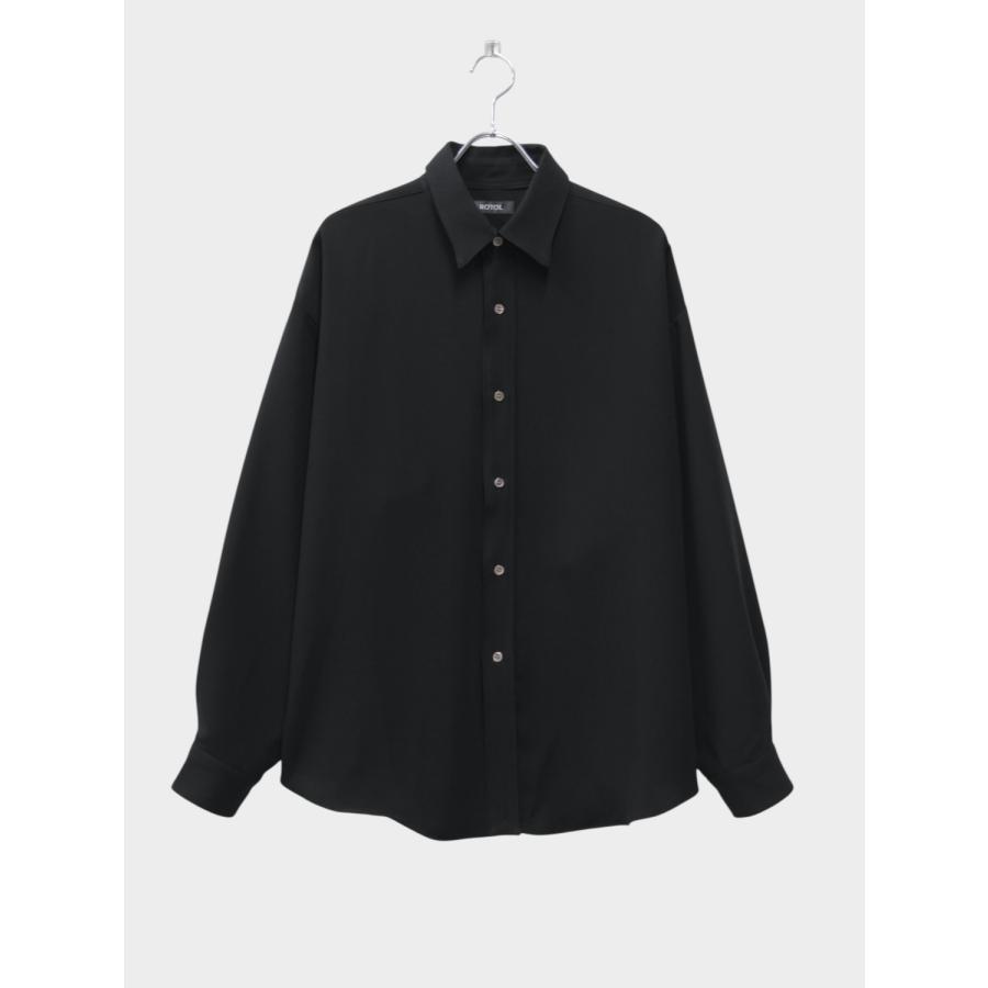 ROTOL（ロトル） ROTOL FLUID WIDE SHIRT BLACK / 2026SS シャツ