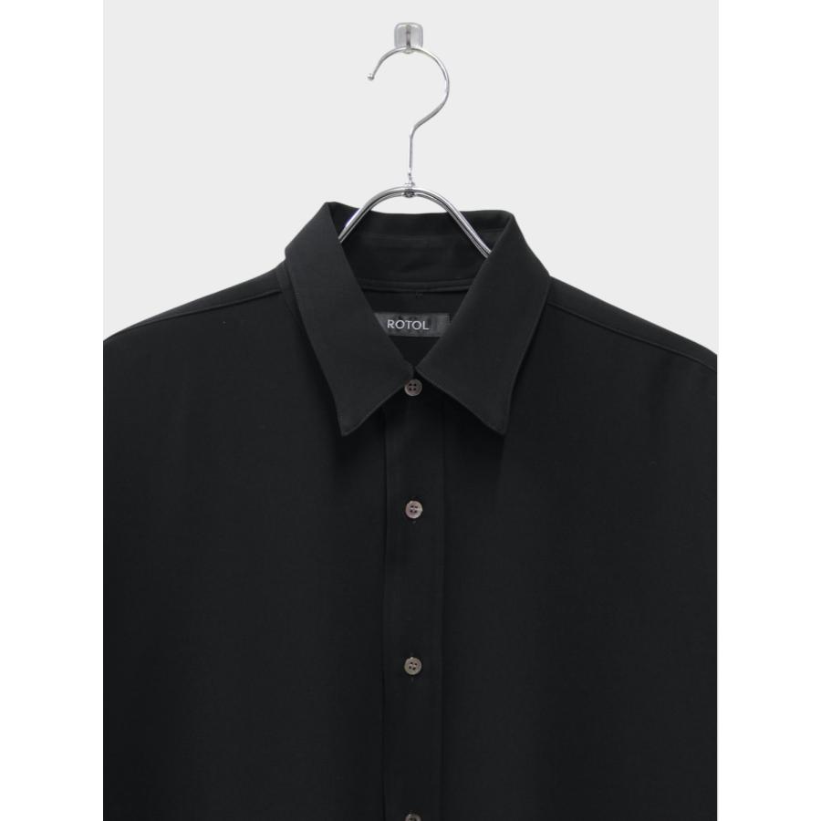 ROTOL（ロトル） ROTOL FLUID WIDE SHIRT BLACK / 2026SS シャツ