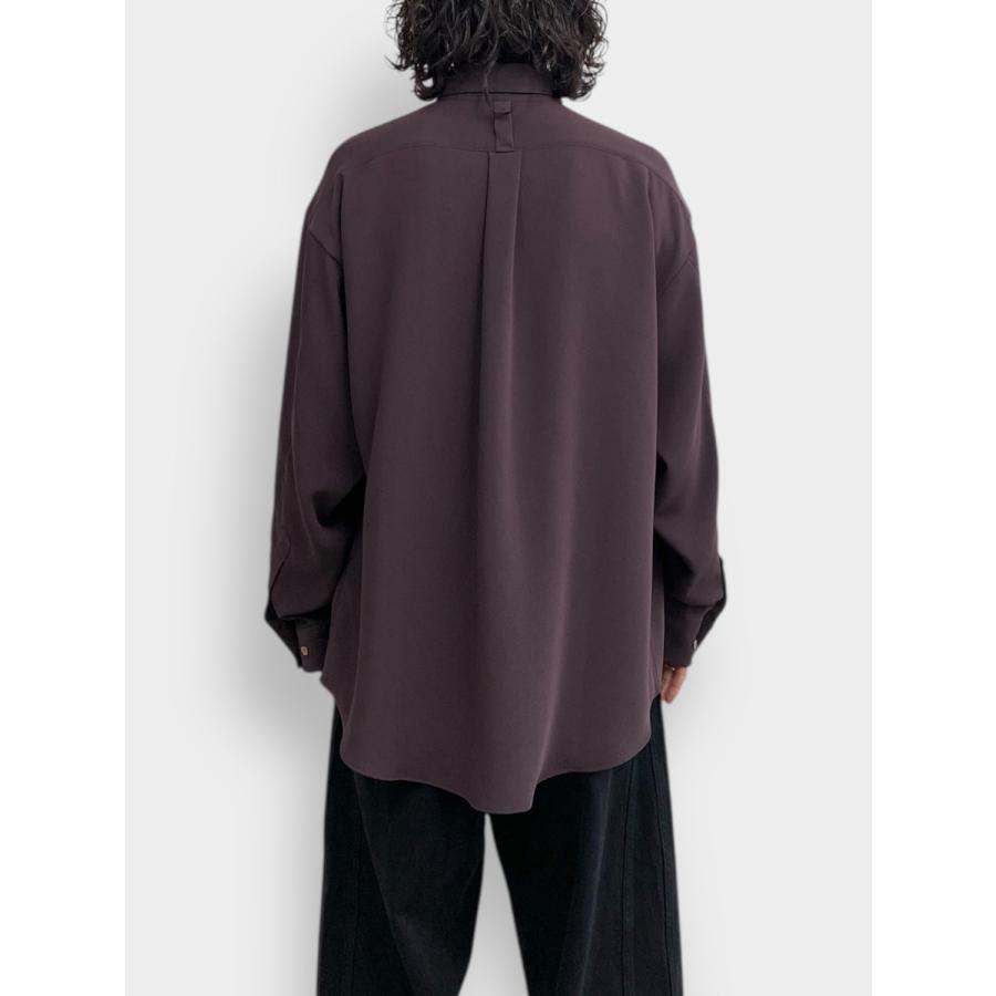 ROTOL（ロトル） 【SALE30%OFF】ROTOL FLUID WIDE SHIRT BROWN