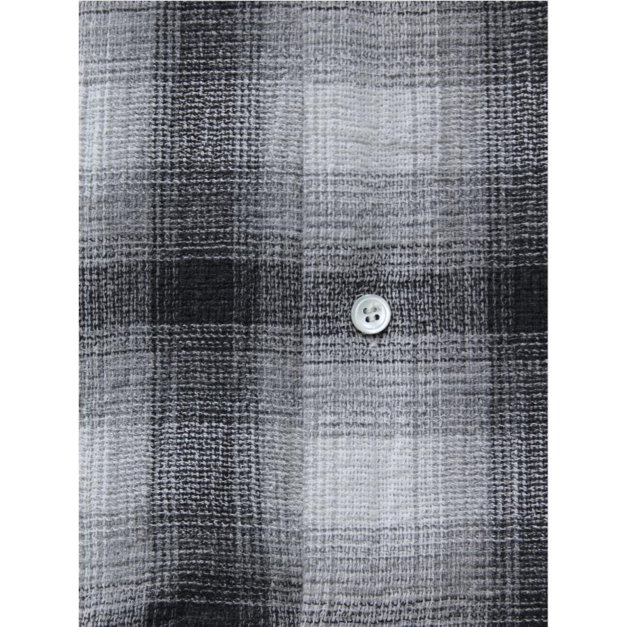 ROTOL（ロトル） 【SALE20%OFF】ROTOL DRY OMBRE OPEN COLLAR SHIRT