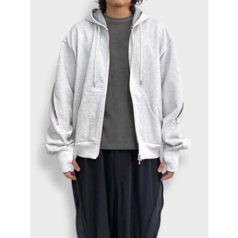 ROTOL（ロトル） 【SALE40%OFF】ROTOL VENTILATED ZIP HOODIE ASH