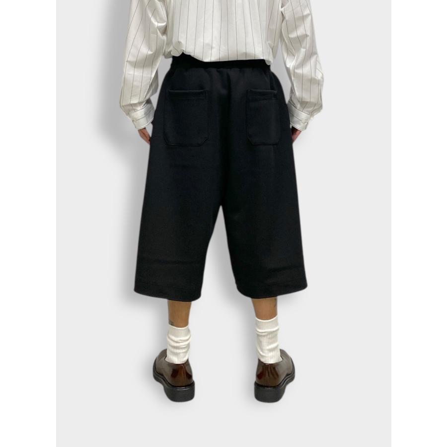 SALE30%OFF】arenotis WESTERN CUT DOUBLE KNIT BAGGY SHORTS BLACK