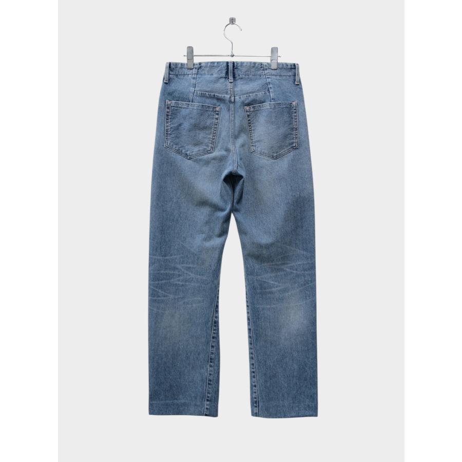 TANAKA NEW CLASSIC JEAN TROUSERS BLEACH BLUE / 2026SS タナカ デニム カイハラ セルビッジデニム 赤耳 ストレート スリムの画像