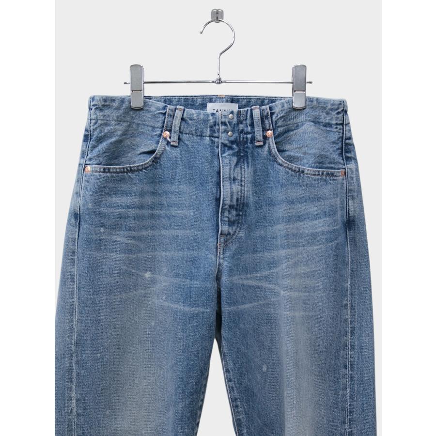 TANAKA NEW CLASSIC JEAN TROUSERS BLEACH BLUE / 2026SS タナカ デニム カイハラ セルビッジデニム 赤耳 ストレート スリムの画像