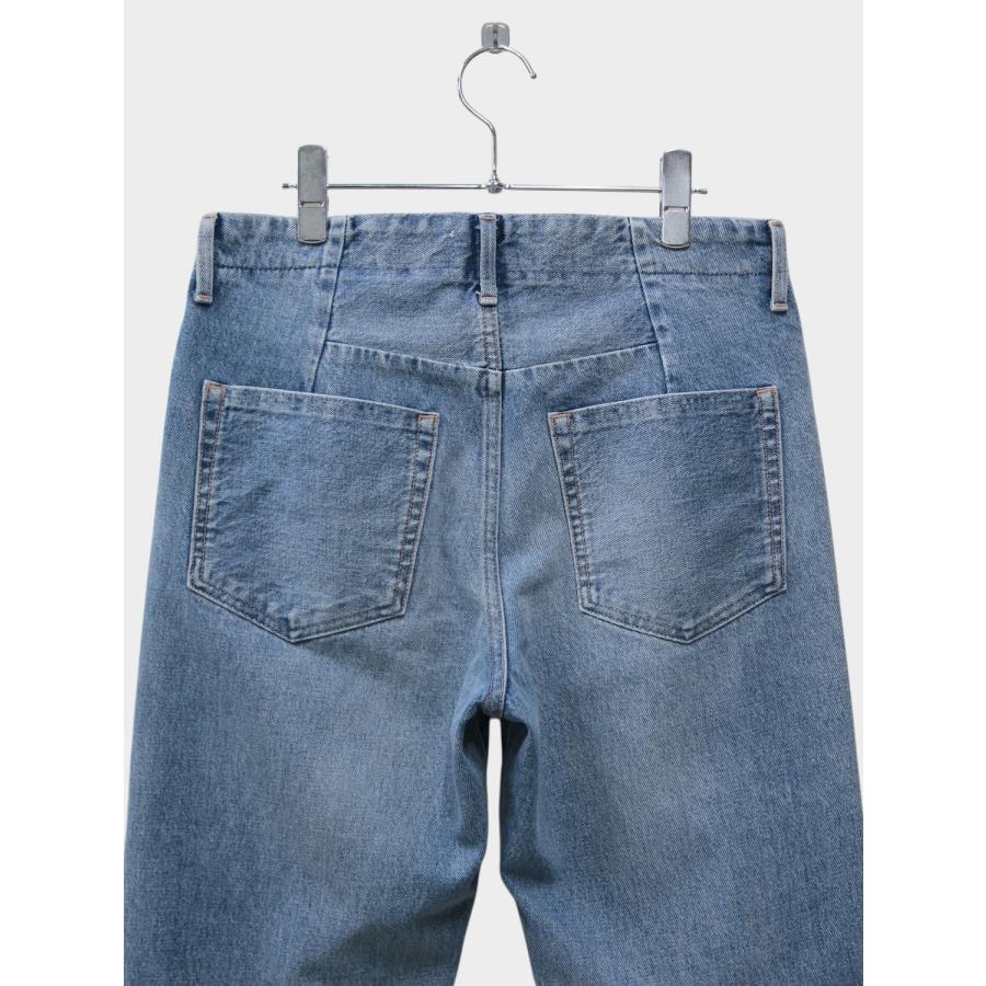 TANAKA NEW CLASSIC JEAN TROUSERS BLEACH BLUE / 2026SS タナカ デニム カイハラ セルビッジデニム 赤耳 ストレート スリムの画像