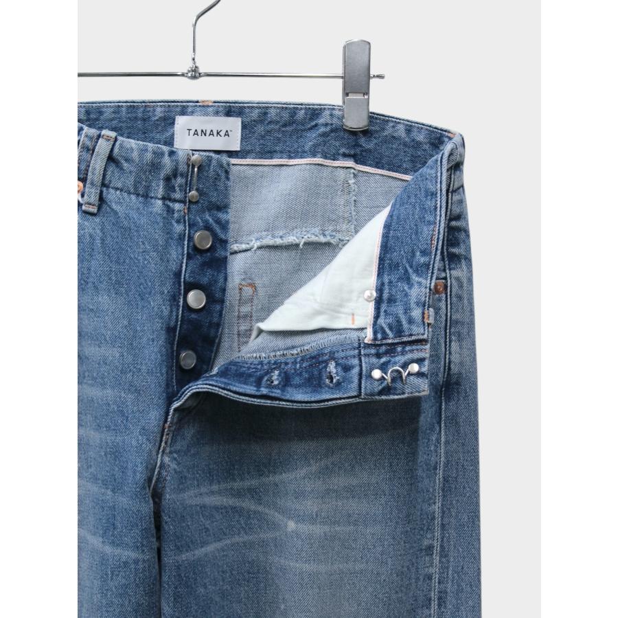 TANAKA NEW CLASSIC JEAN TROUSERS BLEACH BLUE / 2026SS タナカ デニム カイハラ セルビッジデニム 赤耳 ストレート スリムの画像