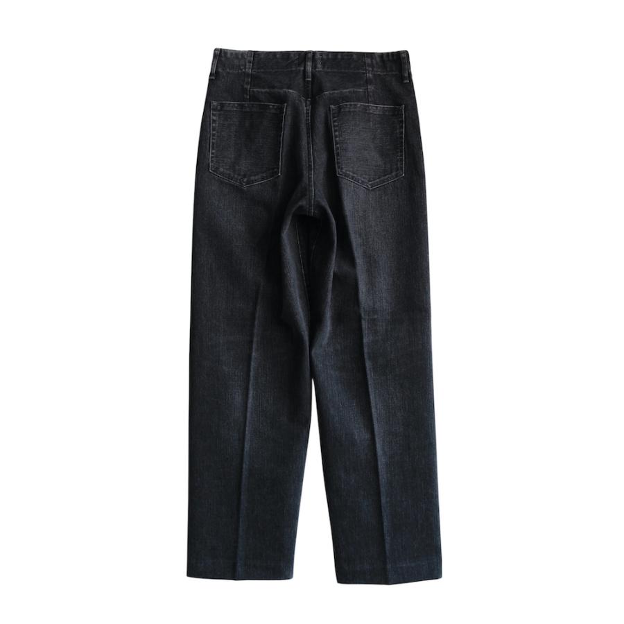 TANAKA HAKAMA JEAN TROUSERS デニム ブラック 34 TANAKA（タナカ） 【継続品番】TANAKA THE JEAN TROUSERS BLACK