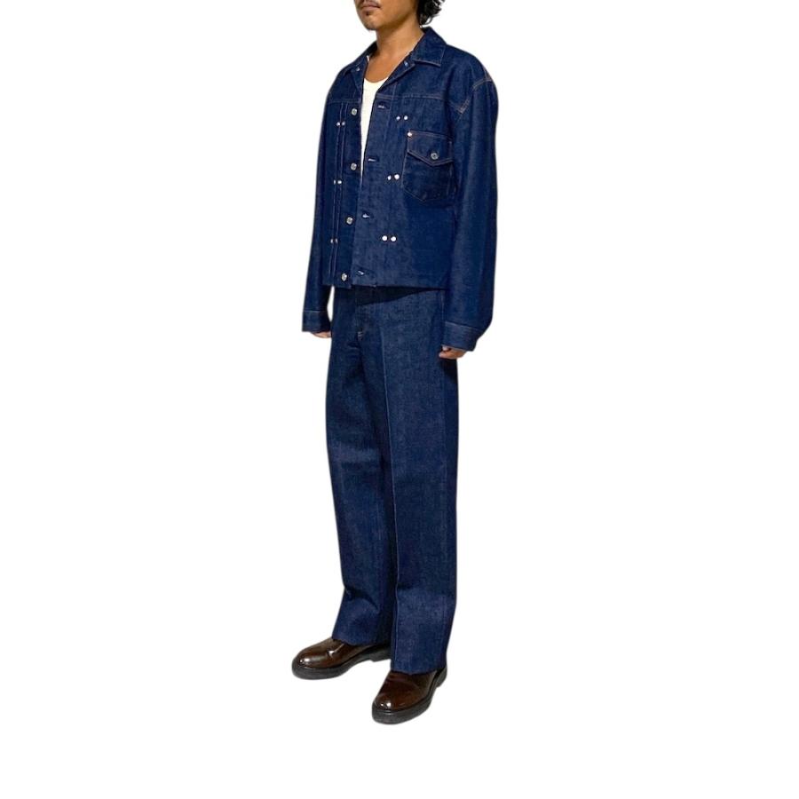 【新品】TANAKA ジップスリット デニムパンツ W26 日本製　匿名配送 TANAKA（タナカ） TANAKA THE JEAN TROUSERS RINSE BLUE / 2026SS