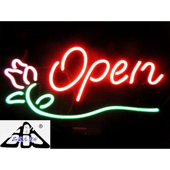 OPEN 花フラワー ボタニカル サロン カフェ ブティック 美容室 ガラス 