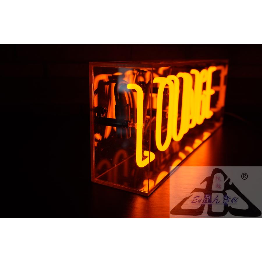 オリジナル　ネオンサイン　ガラス製 LOUNGE オレンジ店舗看板 インテリア壁掛け led 看板 アメリカン 店舗用 電飾 サインボード  オーダーメイド可能_13