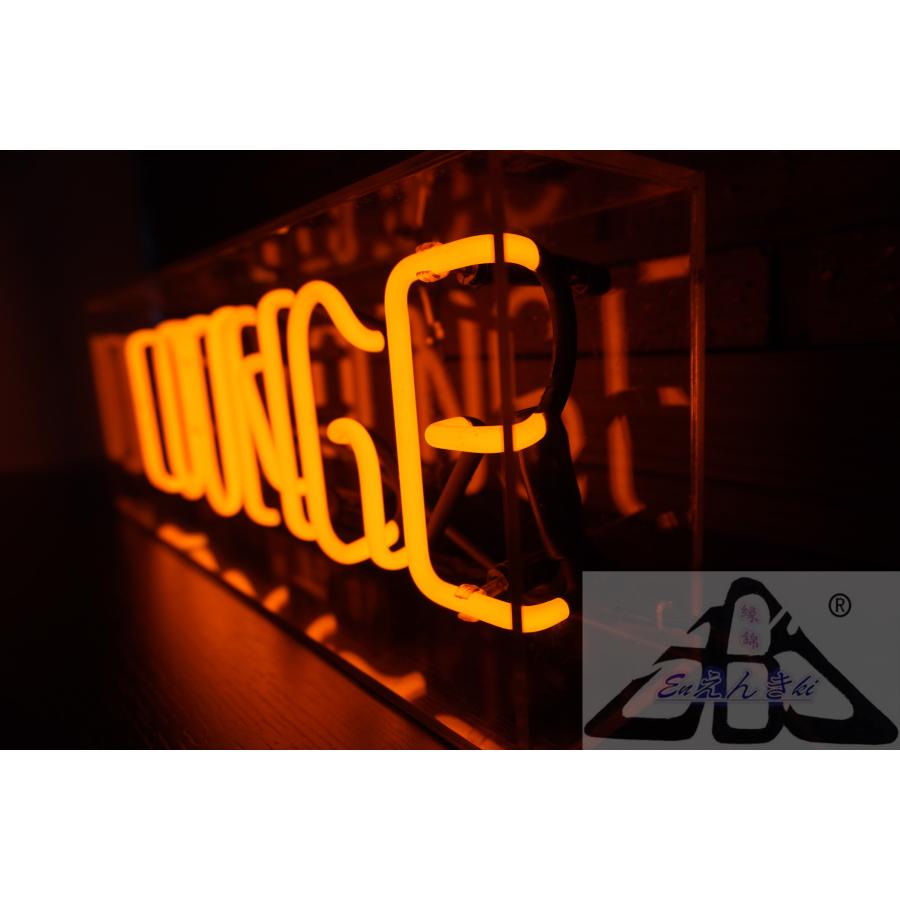 オリジナル　ネオンサイン　ガラス製 LOUNGE オレンジ店舗看板 インテリア壁掛け led 看板 アメリカン 店舗用 電飾 サインボード  オーダーメイド可能_9