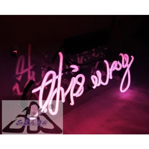 ネオンサイン ピンク This Way 矢印 店舗用 インテリア 装飾結婚式 パーティー 韓国  壁掛け led 看板 アメリカン雑貨 インテリア 店舗用  オーダーメイド可能_1