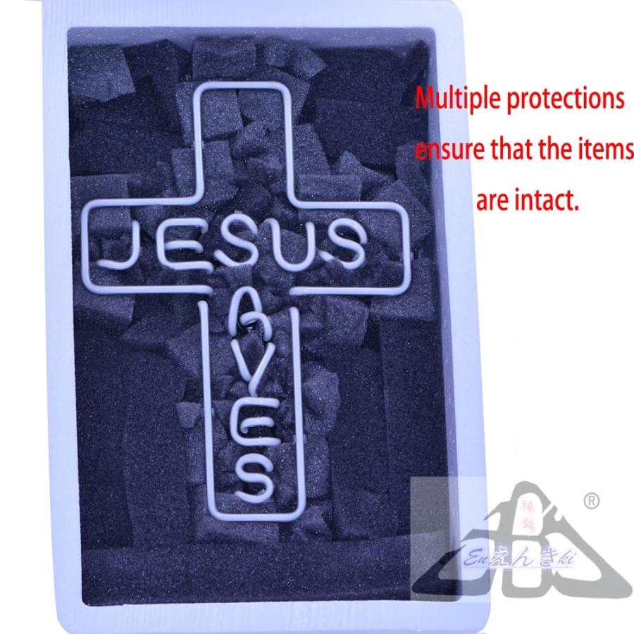 ネオンサイン Jesus クロス型 青白 ガラス 看板 十字架 ライト 店舗看板 インテリア 壁掛け led 看板 アメリカン雑貨 明るい カフェ バー オーダーメイド可能_7